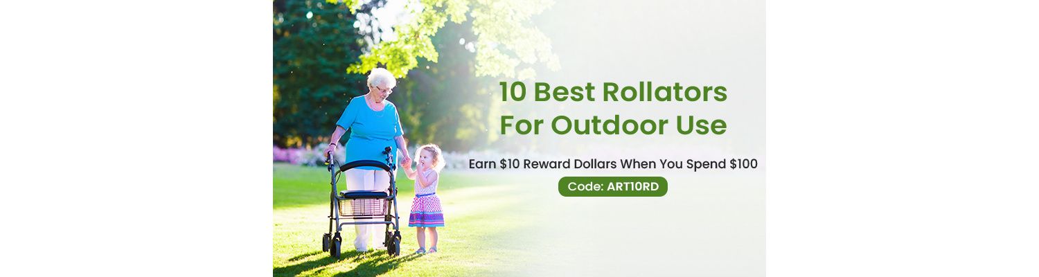 10 Best Rollator Walkers For Rough Surfaces