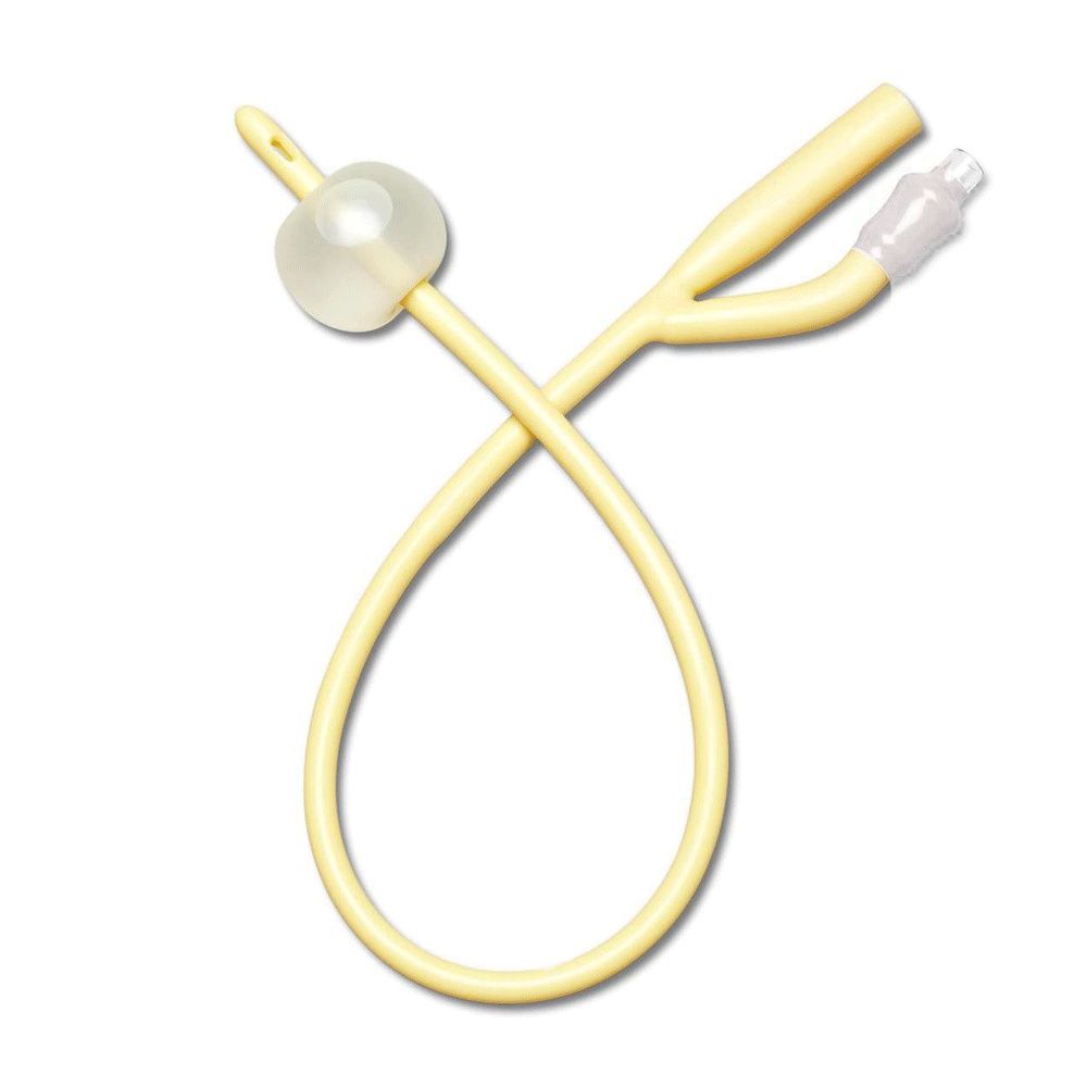 Medline Silicone Elastomer Coated Latex Foley Catheter, 2-Way