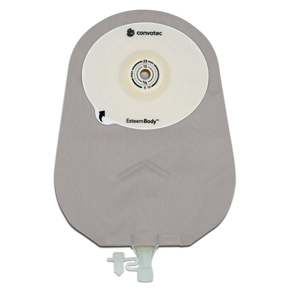 Convatec Esteem Body One-Piece Deep Convex Pre-Cut Ostomy Pouch