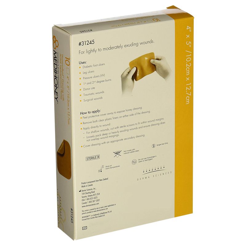medihoney dressing Derma Sciences Medihoney Honeycolloid Dressing