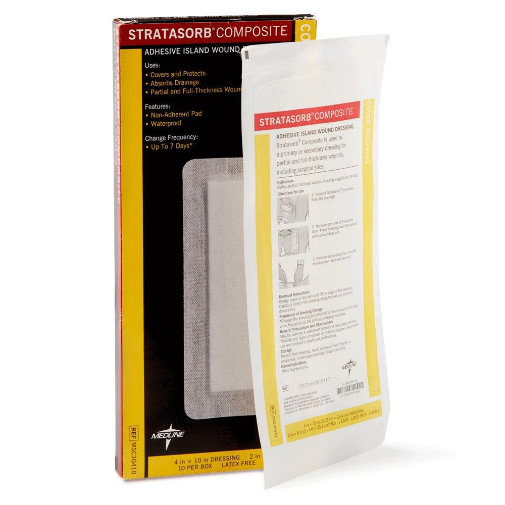 white christmas dresses Sterile Bordered Gauze Adhesive Island Wound Dressing- Various sizes (box  of 15) main image 1