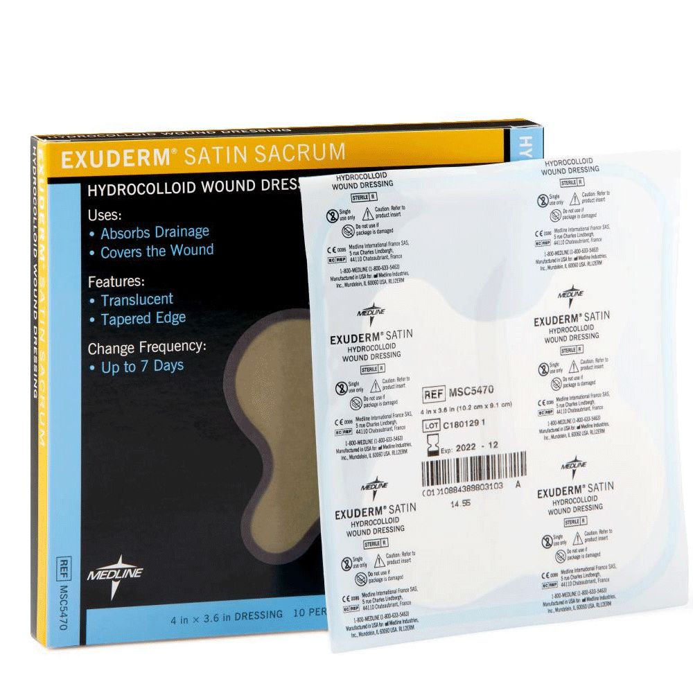exuderm satin dressing Buy Exuderm Satin Sacral Hydrocolloid Dressing [Use FSA $]