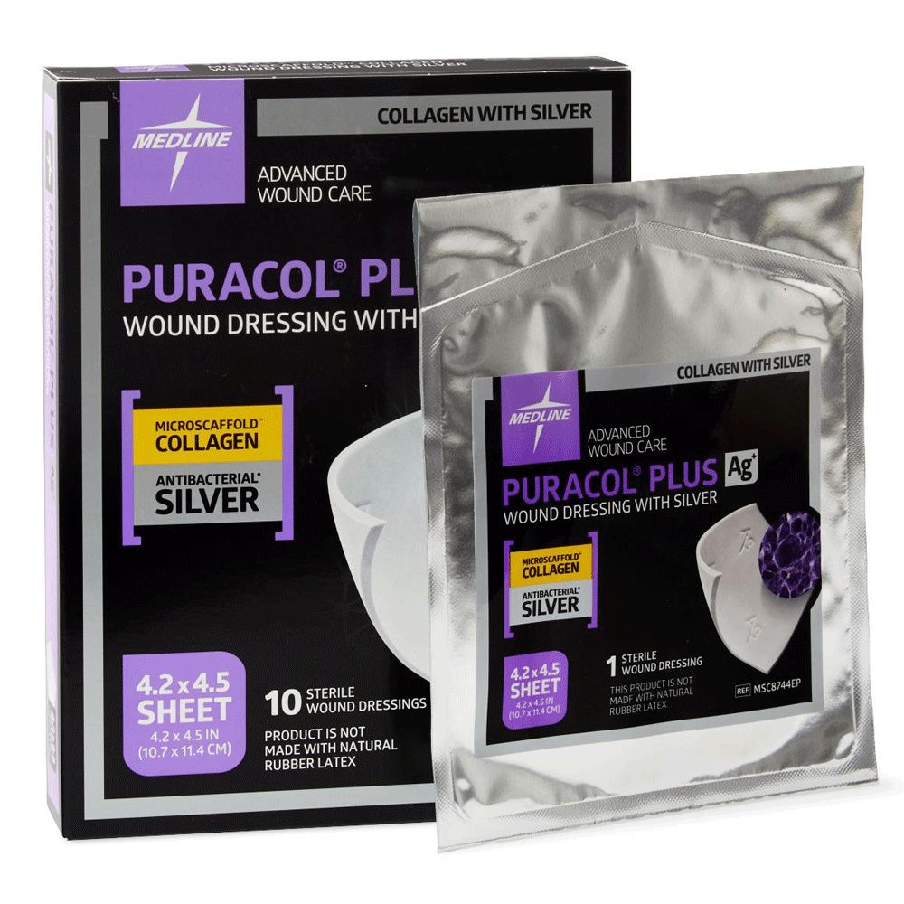 Buy Medline Puracol Plus AG Collagen Dressing with Silver