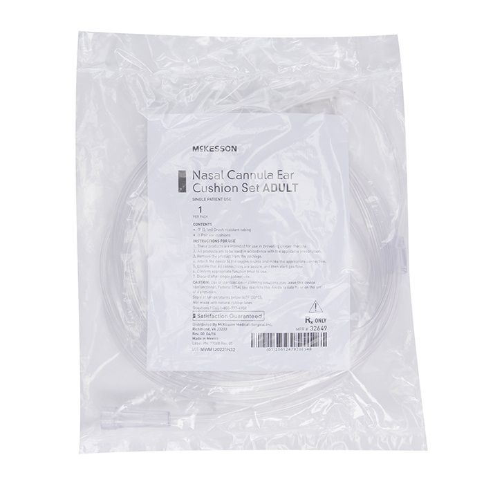 McKesson Adult Nasal Cannula with Ear Cushion
