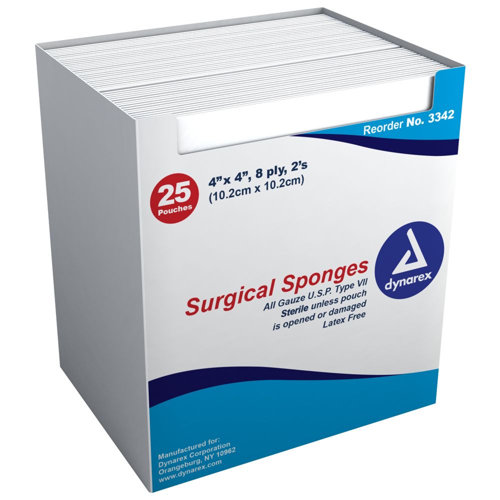 Buy Dynarex Surgical Gauze Sponge - Sterile @ HPFY