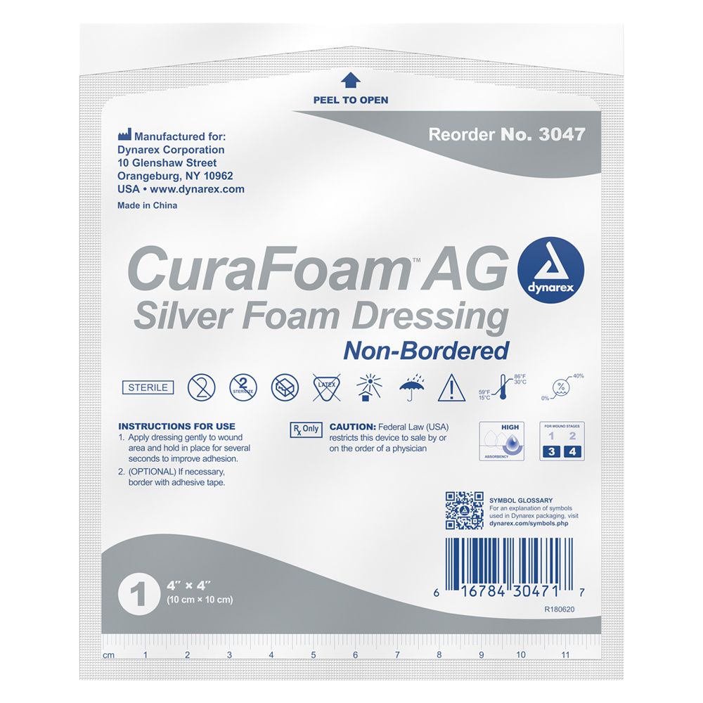 areza silver foam dressing Amazon.com: Areza Medical - Silver Foam Wound Dressing Pad- Sterile - 4" X 4" (10 cm X 10 cm) - Adhesive Border