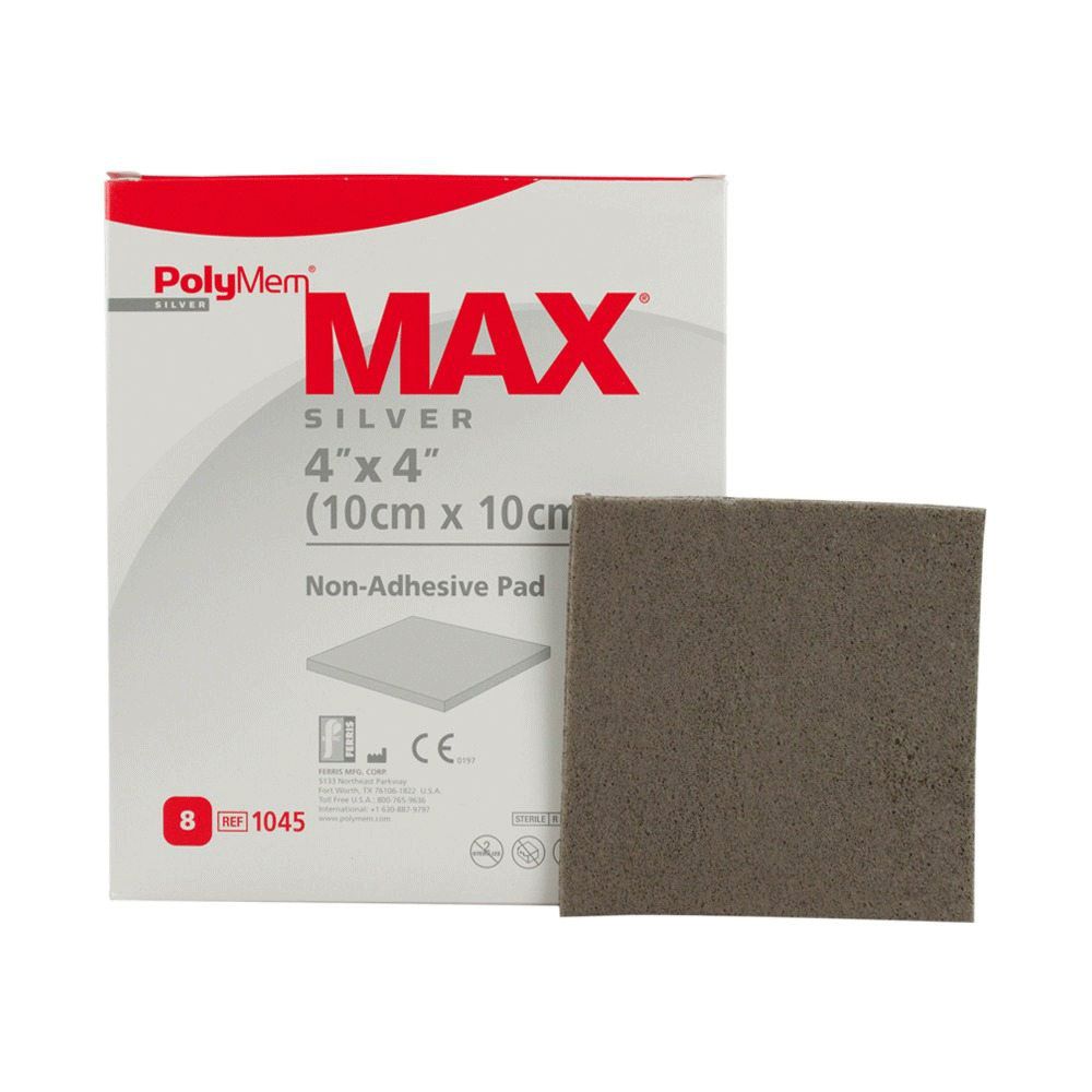 PolyMem MAX Silver Non-Adhesive Pad Dressing PolyMem MAX Silver Non-Adhesive Pad Dressing