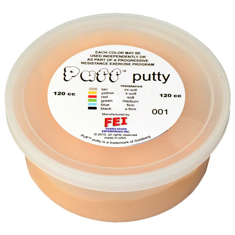 Puff LiTE Exercise Putty - 6 piece set - 120cc - 1 of each Puff LiTE Exercise Putty - 6 piece set - 120cc - 1 of each