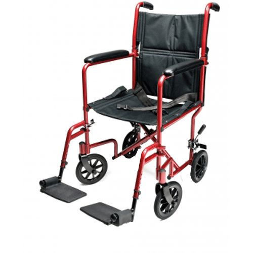 Graham Field Lightweight Aluminum Transport Chair, 17 Graham Field Lightweight Aluminum Transport Chair, 17