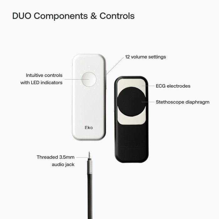Eko DUO ECG + Digital Stethoscope | Eko Stethoscope
