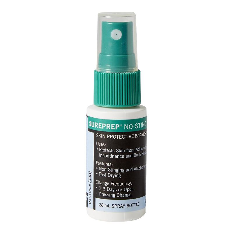 Medline SurePrep Rapid-Dry No-Sting Barrier Film Spray