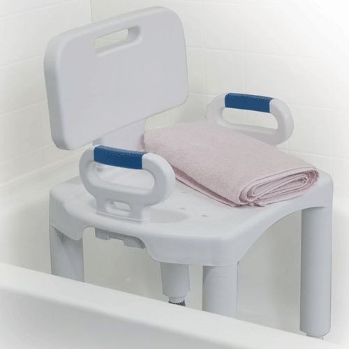 drive shower foldable shower chair with back
