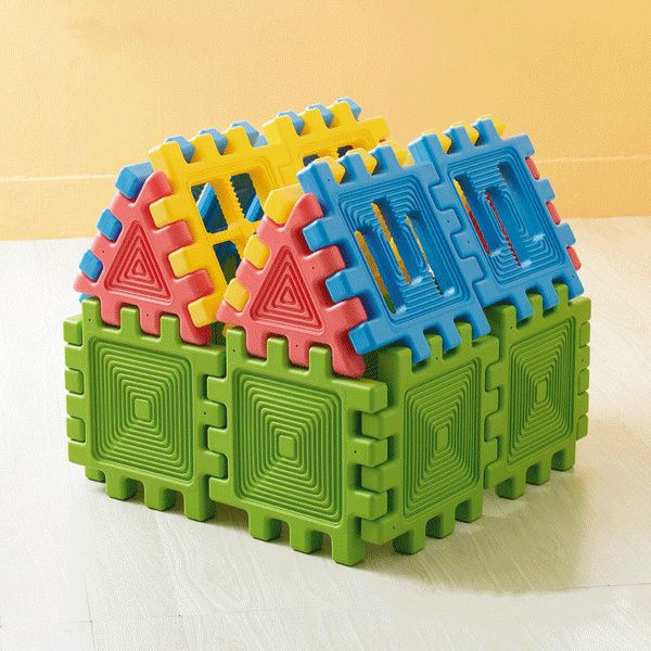 Sévi - 82792 - Blocs De Construction Far West - 30 Pièces, Dès 12 Mois - Motricité Et Créativité