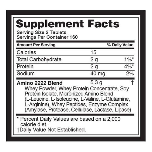 Optimum Nutrition ON Superior Amino 2222 Tabs