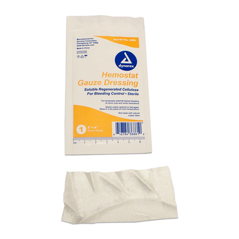 hemostatic wound dressing Hemostatic Gauze Wound Dressing – 7.5x180 & 7.5x300cm