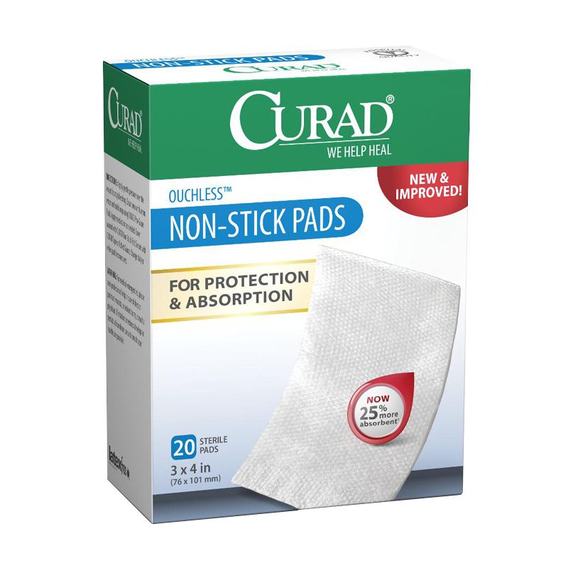 CURAD Sterile Non-Stick Pads, 2" x 3" CURAD Sterile Non-Stick Pads, 2" x 3"