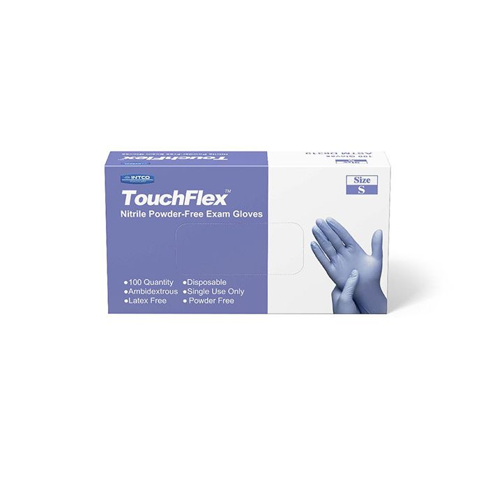 Intco TouchFlex Powder-Free Nitrile Exam Gloves