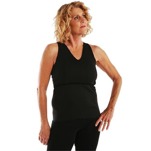 Shop for Softee Vee Black Mastectomy Prosthetic Camisole