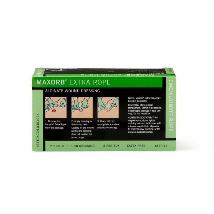 Medline Maxorb Extra Calcium Alginate Dressing, 4 X 4 In., Highly - Foto 2