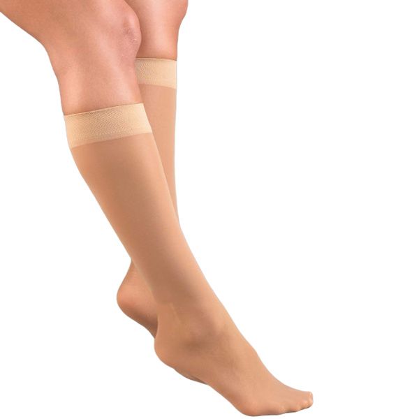 activa sheer therapy women's dress socks Activa sheer therapy Women's Dress Socks 15-20 mmHg med 1 pair tan 1 pair  white