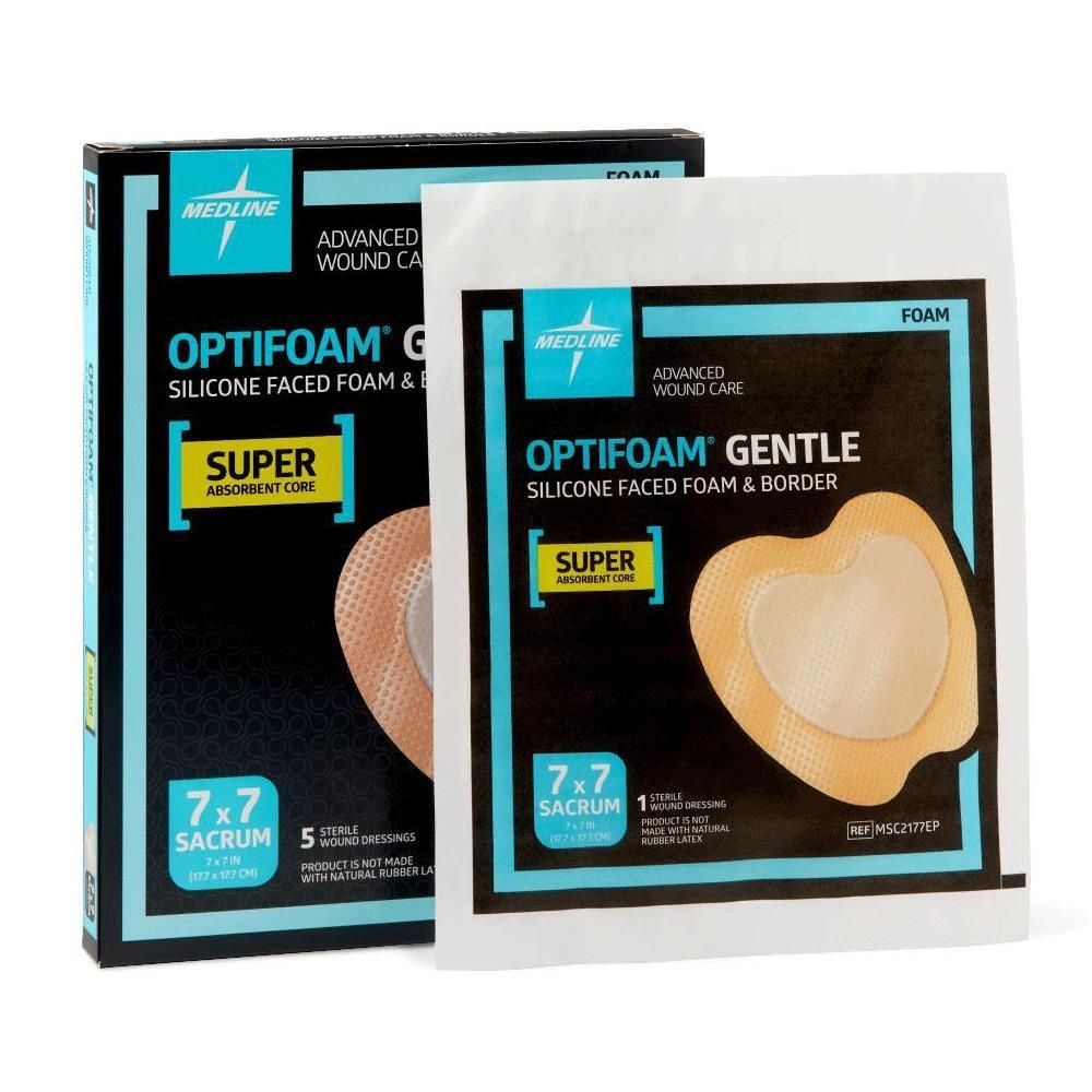 Buy Medline Optifoam Gentle Sacrum Dressing @HPFY