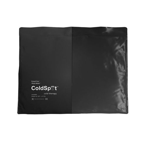 Relief Pak ColdSpot Black Urethane Pack - half size - 7 Relief Pak ColdSpot Black Urethane Pack - half size - 7
