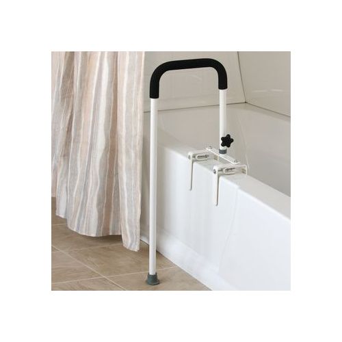 Carex White Bathtub Rail Cover Carex White Bathtub Rail For