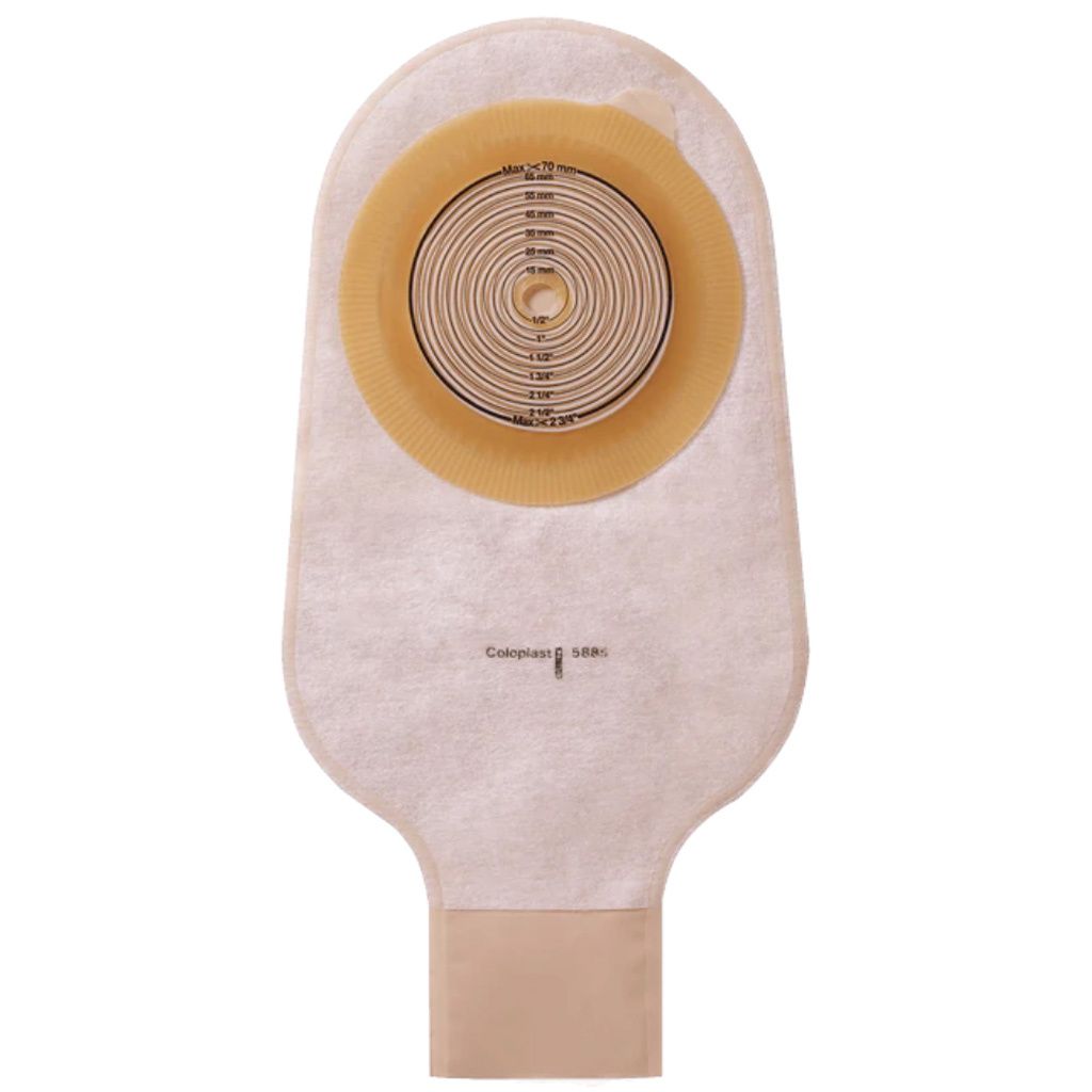 Coloplast Assura Original One-Piece Midi Flat Standard Cut-to-Fit