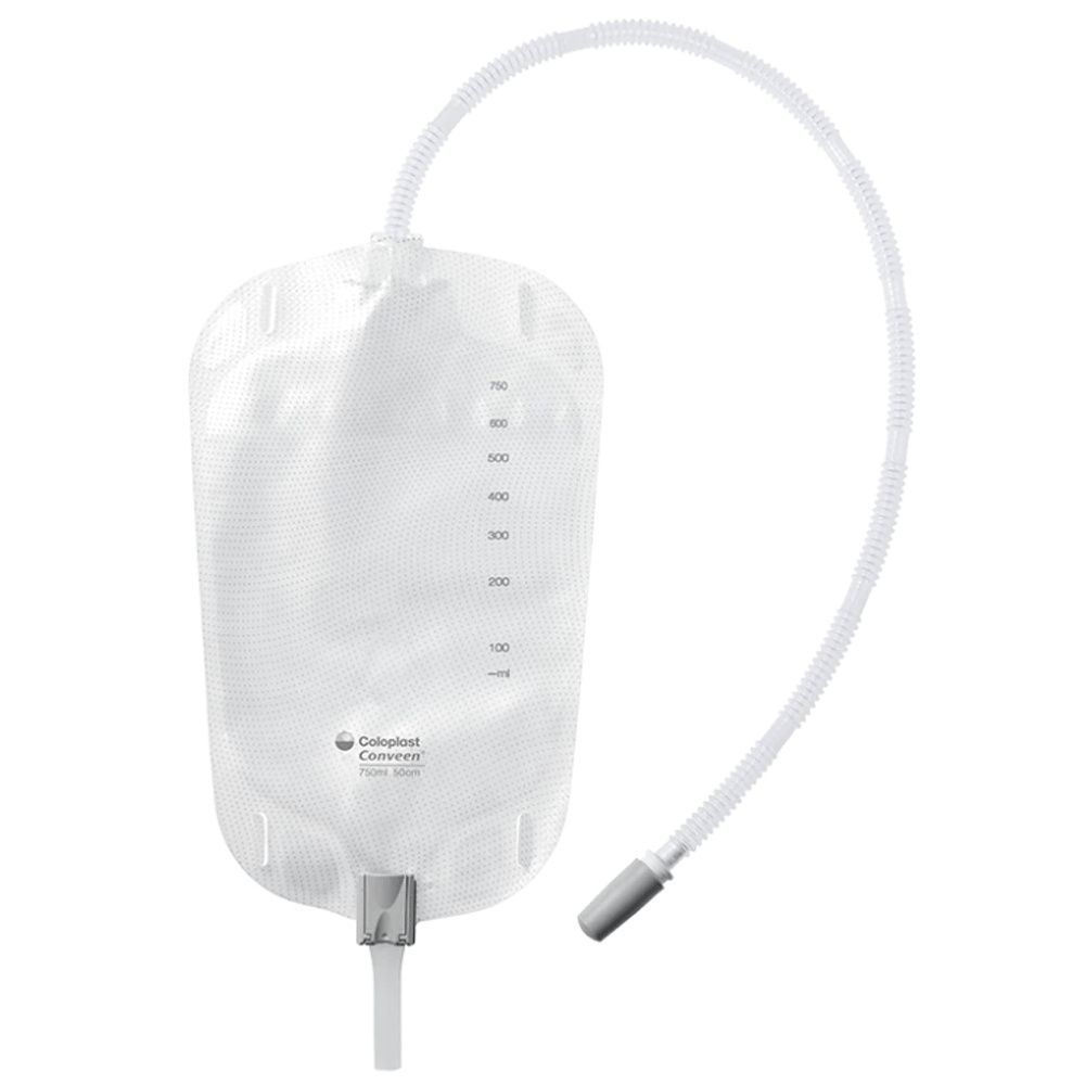 Conveen® Security+ Leg Bag With Clamp Outlet | Coloplast