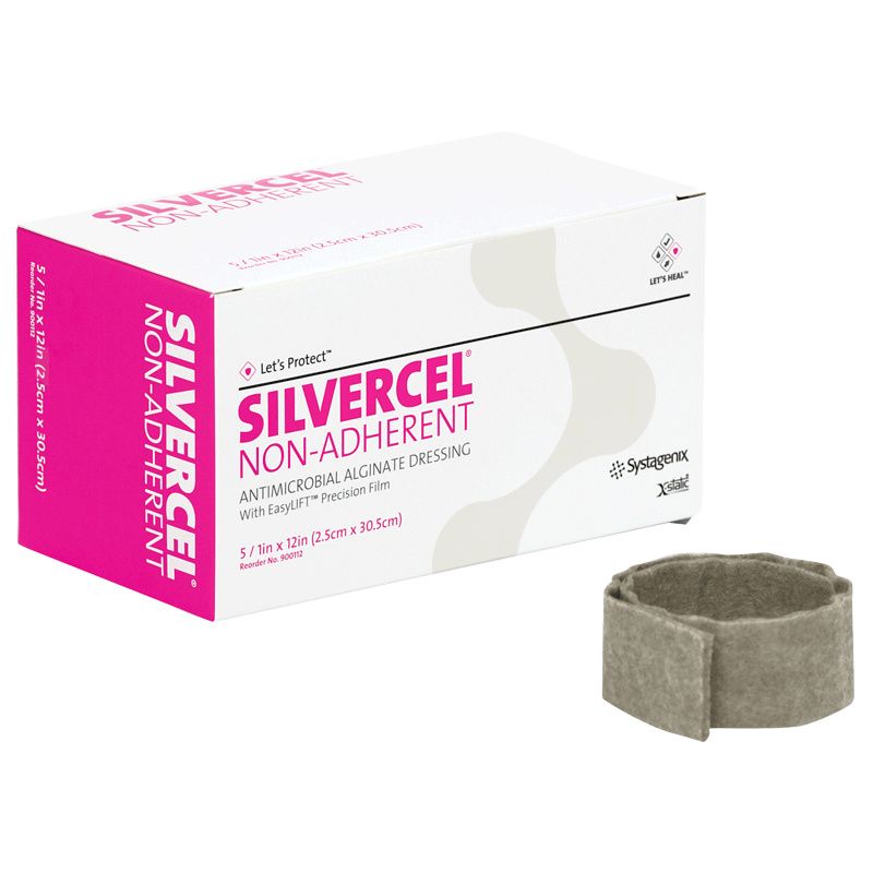 silver non adherent dressing Systagenix Silvercel Non Adherent Antimicrobial Alginate Dressing