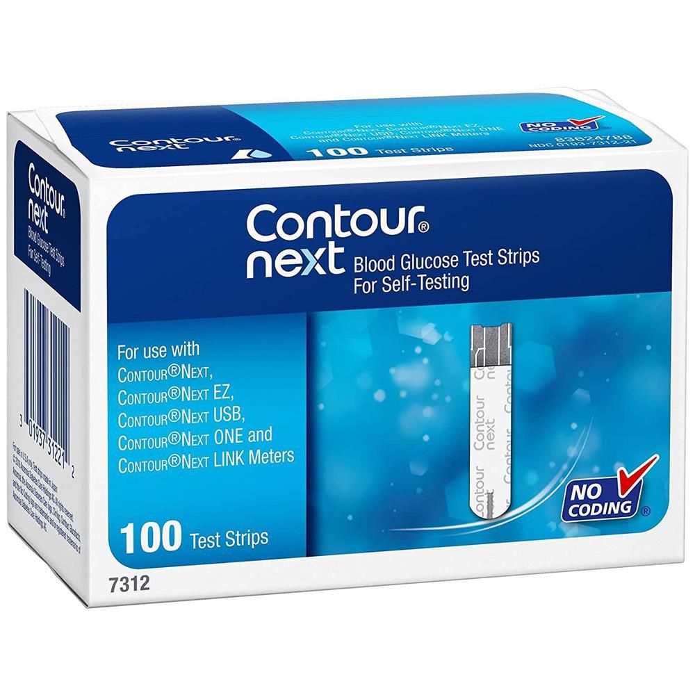 Bayer Contour Next Blood Glucose Test Strips