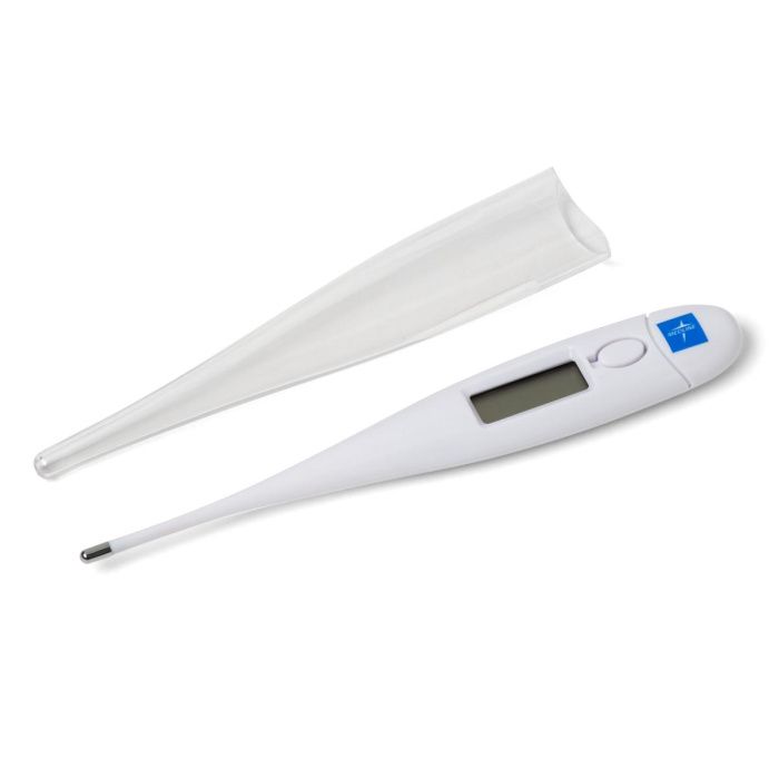 Medline Oral Digital Stick Thermometer - Reusable, Latex-free - For Oral - White