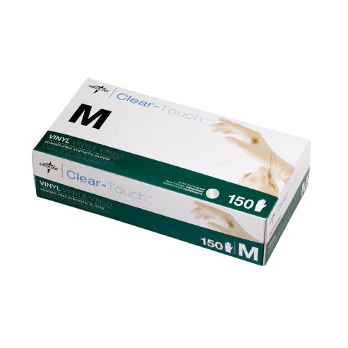 Medline Clear-Touch Vinyl Multipurpose Gloves
