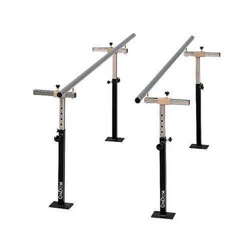 CanDo Floor Mounted Parallel Bars, Height & Width Adjustable, 7' CanDo Floor Mounted Parallel Bars, Height & Width Adjustable, 7'