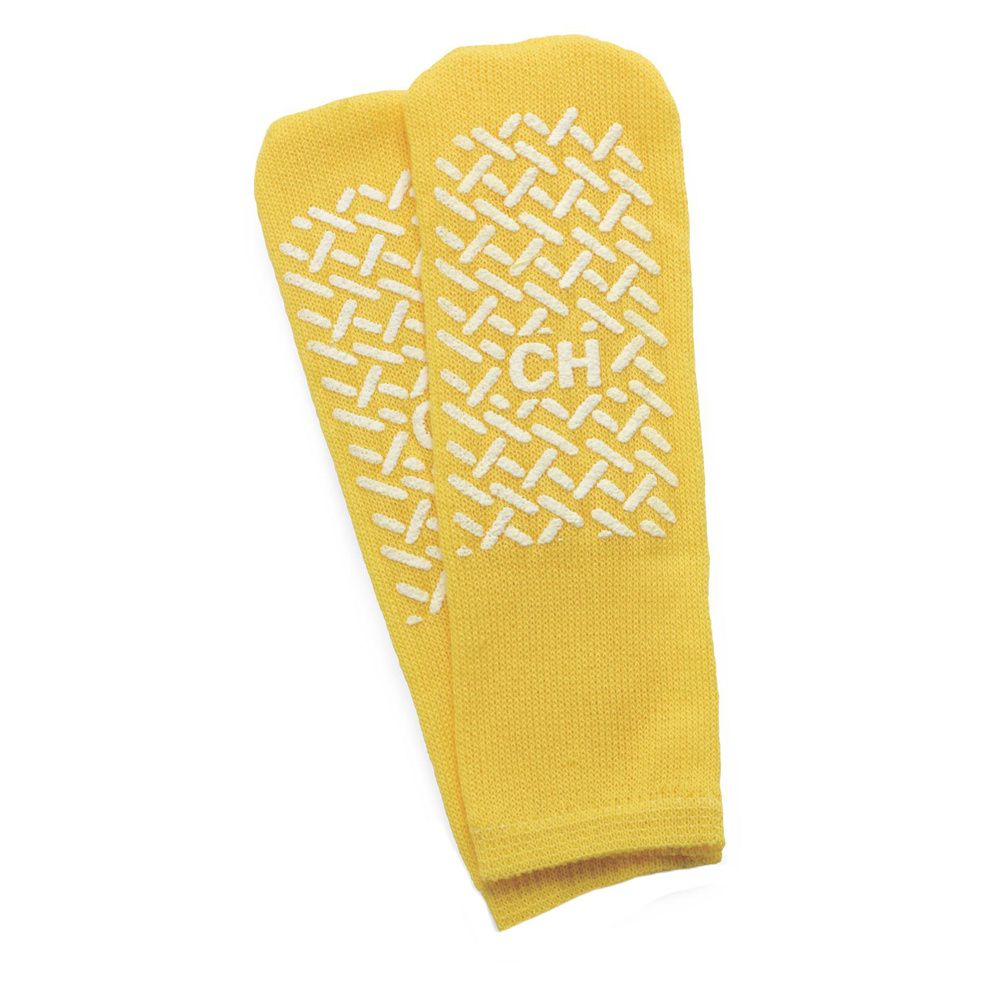 Buy Medline Fall Prevention Slippers | Red/Yellow | HPFY