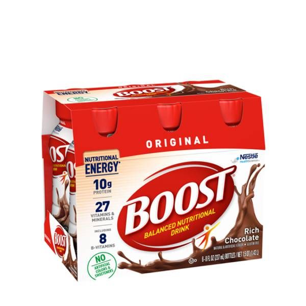 Boost Original Chocolate Oral Supplement, 8 oz. Bottle