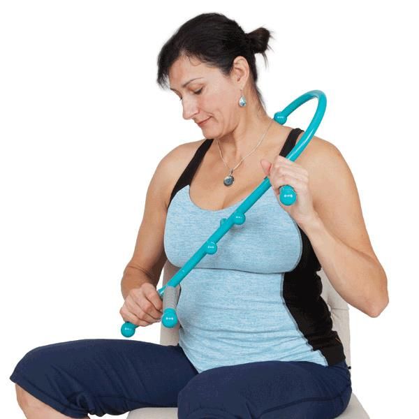 North Coast Medical Body Tool Trigger Point Back Massager for Neck or Entire Body. Shaped Like a Hook, The Massage Stick with Ergonomic Handles Helps North Coast Medical Body Tool Trigger Point Back Massager for Neck or Entire Body. Shaped Like a Hook, The Massage Stick with Ergonomic Handles Helps