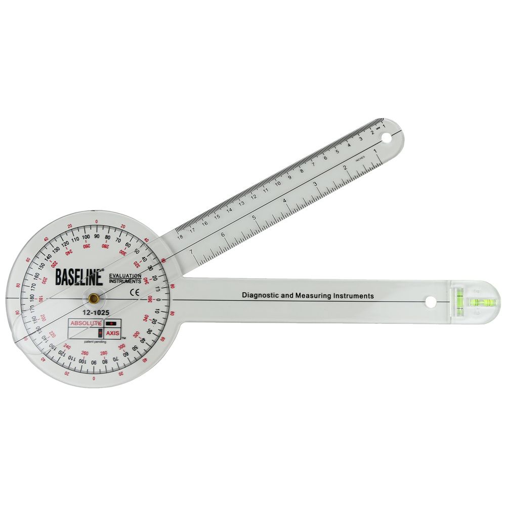 Baseline Plastic Absolute+Axis - Attachment Only for 12 inch Goniometer Baseline Plastic Absolute+Axis - Attachment Only for 12 inch Goniometer