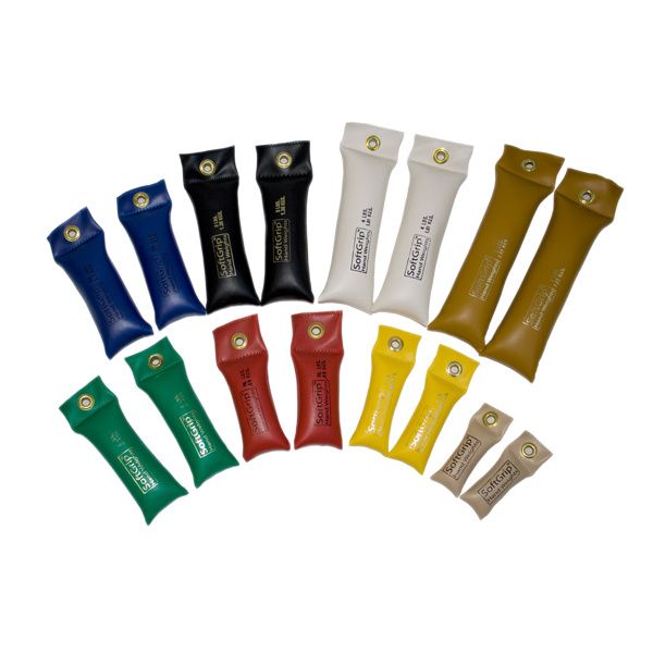 CanDo¨ SoftGrip¨ Hand Weight - 4 lb - Silver - pair