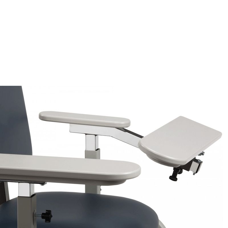 Padded, Phlebotomy Chair With Padded Flip Arm And Drawer