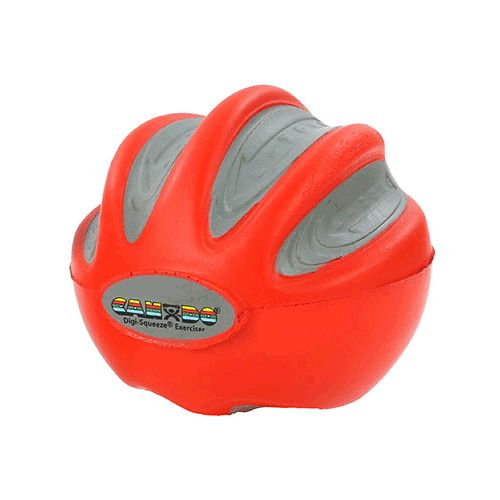 CanDo Digi-Squeeze hand exerciser - Large - Red, light CanDo Digi-Squeeze hand exerciser - Large - Red, light