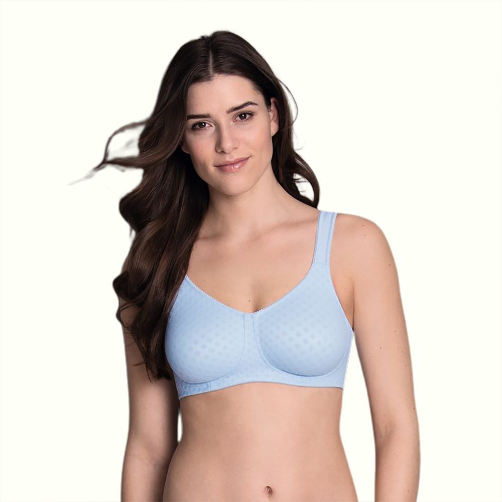 Anita Care Lisa Seamless Wire-Free Mastectomy Bra - 40AA, Anthracite, Breathable Jacquard With Breast Form Pockets - View #2
