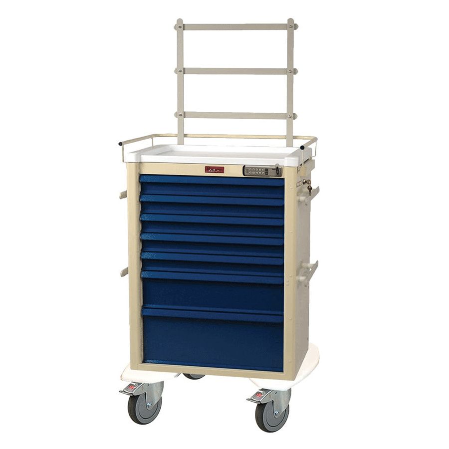 Harloff Aluminum Universal Line Super 7 Drawer Procedure/Nurse