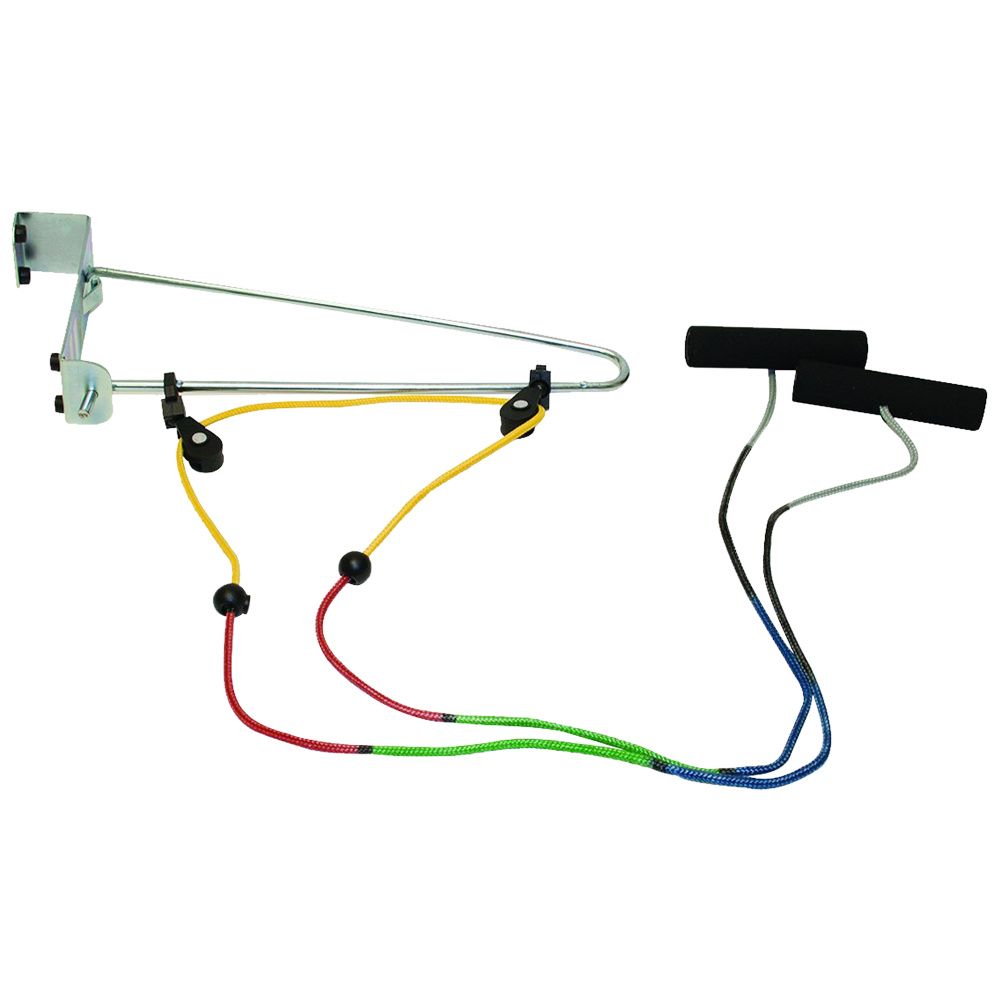 CanDo Overdoor Shoulder Pulley - Single Pulley with Door Strap - Visualizer Color System CanDo Overdoor Shoulder Pulley - Single Pulley with Door Strap - Visualizer Color System