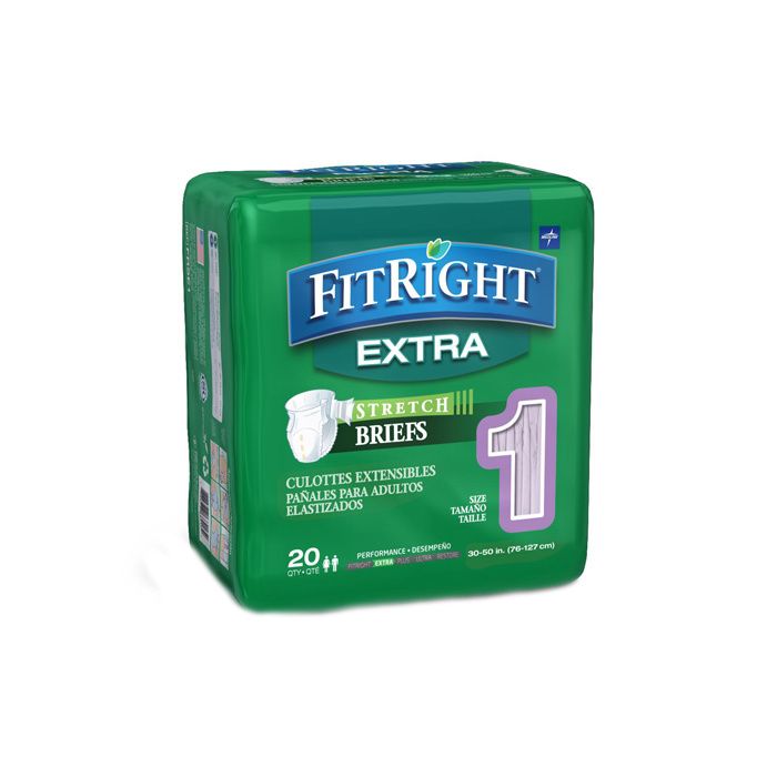 Buy Medline FitRight OptiFit Stretch Extra Adult Brief