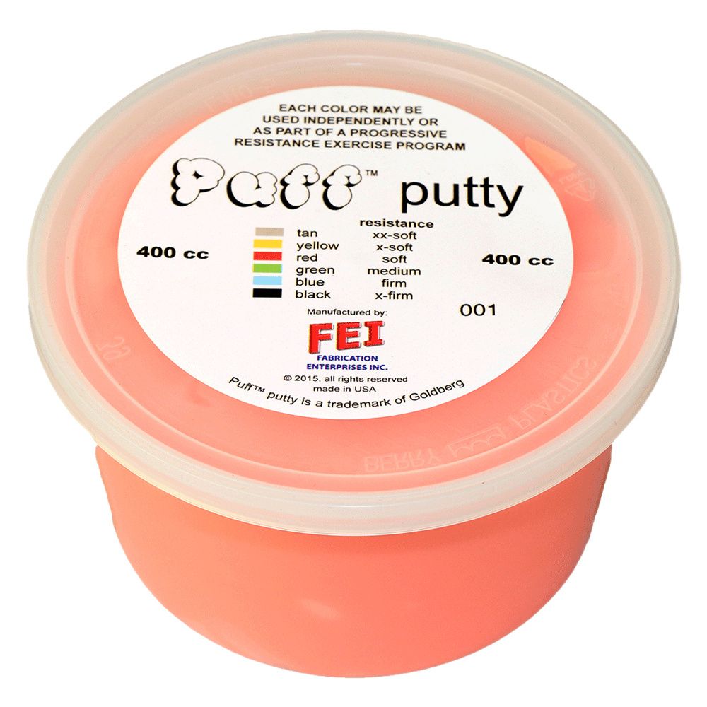 Puff LiTE Exercise Putty - x-soft - yellow - 400cc
