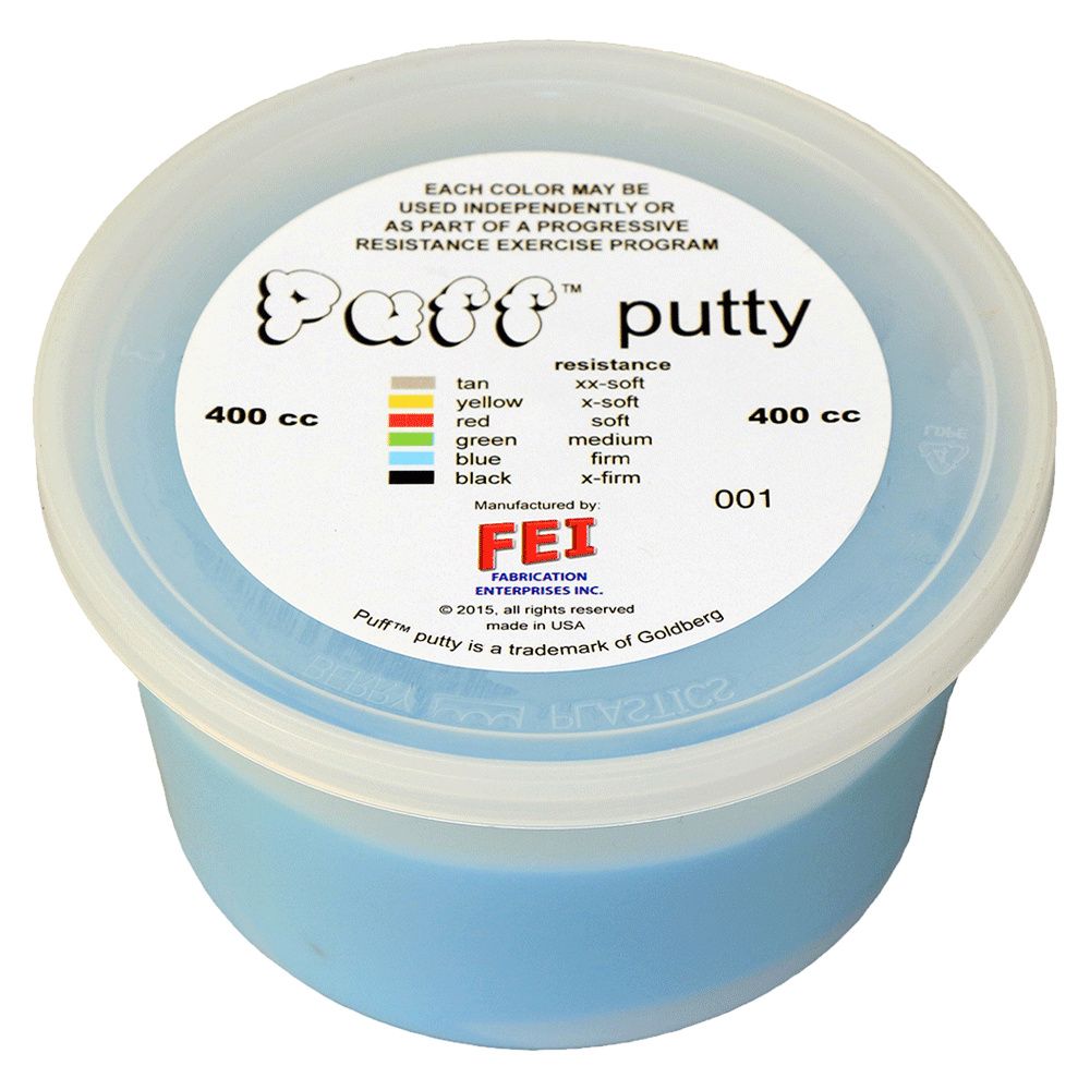 Puff LiTE Exercise Putty - x-soft - yellow - 400cc