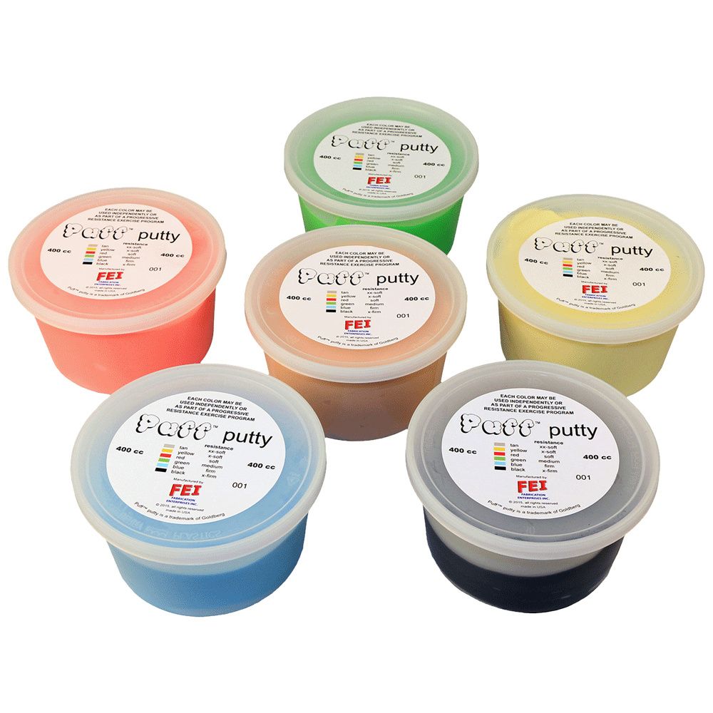 Puff LiTE Exercise Putty - x-soft - yellow - 400cc