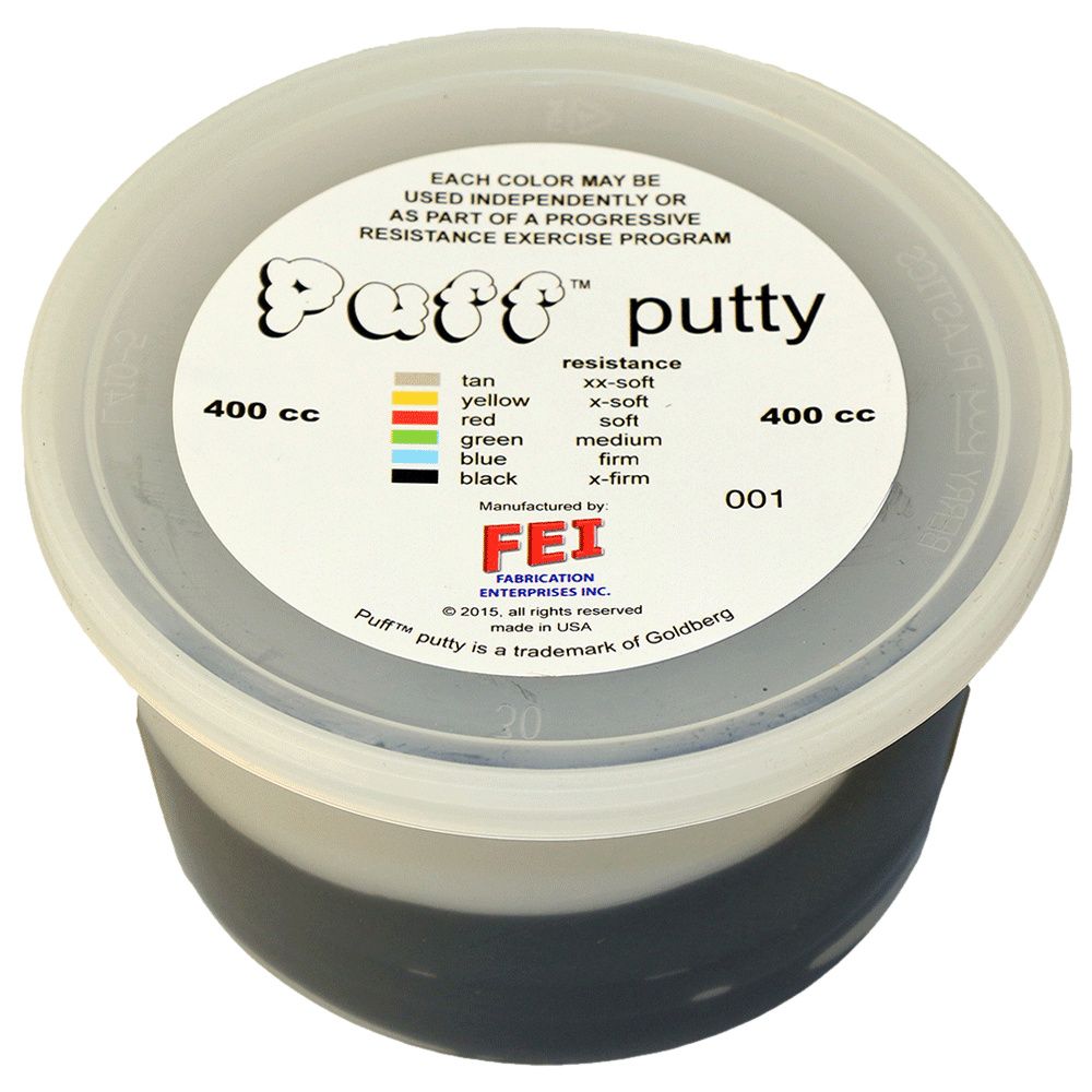 Puff LiTE Exercise Putty - x-soft - yellow - 400cc