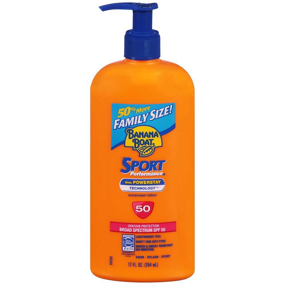 Shop Banana Boat Sport Performance Sunscreen Lotion [SPF 50]
